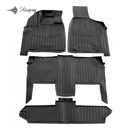 Kilimėliai 3D DODGE Grand Caravan V RT 2008-2020, 4 pc. black /5061024