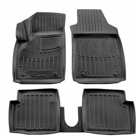 Kilimėliai 3D FIAT 500 2007 , 5 pc. black /5006055