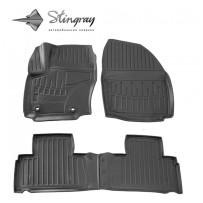 Kilimėliai 3D FORD Galaxy WA6 2006-2015, 4 pc. (Ovalūs tvirtinimai) black /5007134