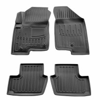 Kilimėliai 3D JEEP Compass  2006-2016, 4 pc. (2 clips on FL) black /5046094