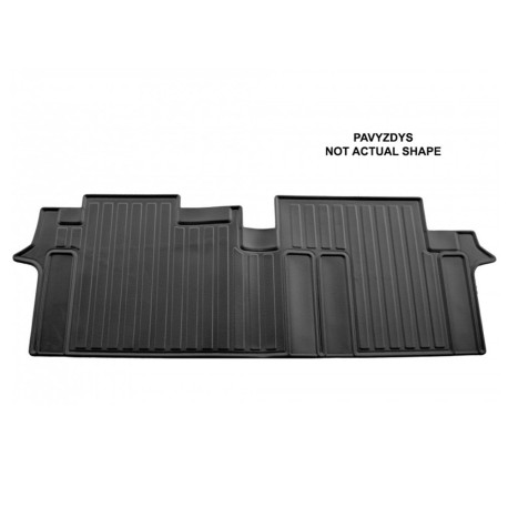 Kilimėliai 3D JEEP Grand Cherokee WL 2021 , 1 pc. (3 row 7 seats) black /504611507