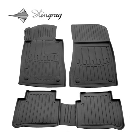 Kilimėliai 3D MERCEDES BENZ W211 E 2002-2009, 5 pc. (2WD) black /5012095