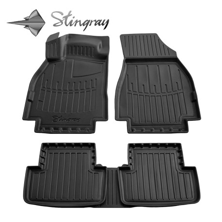 Kilimėliai 3D RENAULT Megane II (2002-2009), 5 vnt. black /5018035