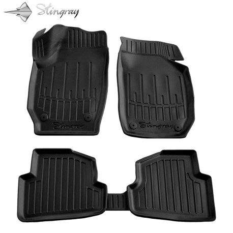 Kilimėliai 3D SKODA Fabia II 5J 2007-2014, 5 vnt. black /5020025