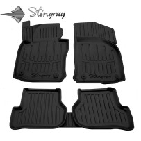 Kilimėliai 3D SKODA Octavia II A5 2004-2013, 5 vnt. black /5020045