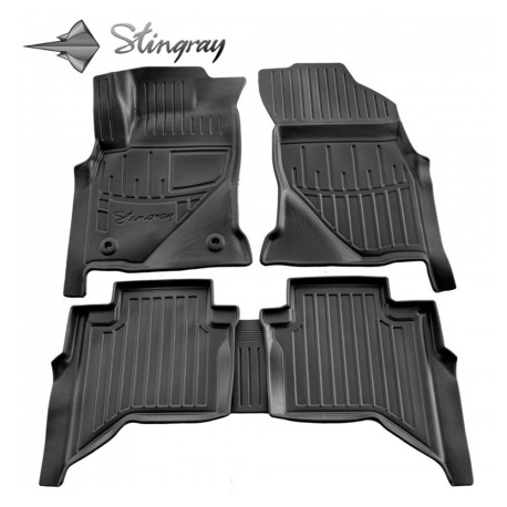 Kilimėliai 3D TOYOTA Hilux VIII Crew Cab 2015 , 5 pc. black /5022325