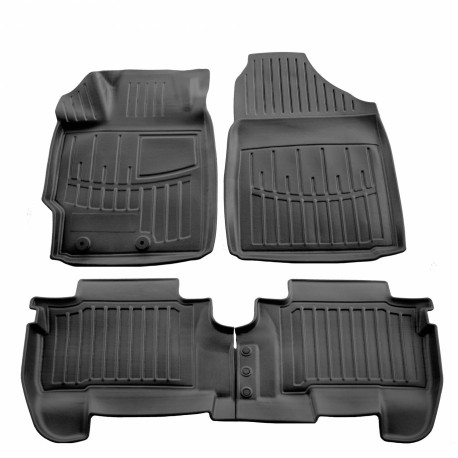 Kilimėliai 3D TOYOTA Yaris II XP9 2006-2011, 4 pc. black /5022274