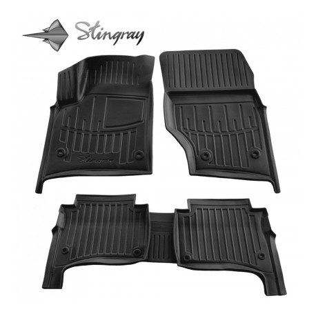 Kilimėliai 3D VOLKSWAGEN Touareg I 7L 2002-2010, 5 pc. black /5024325