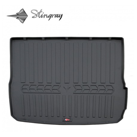 Guminis bagažinės kilimėlis AUDI A6 C6 2004-2011  (universalas, be nišų) black /6030031