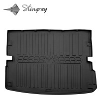 Guminis bagažinės kilimėlis AUDI Q7 4L 2005-2015 (5 sėdimos vietos) black /6030091