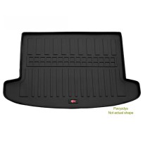 Guminis bagažinės kilimėlis FORD C-Max 2012-2018 (USA version/HYBRID) black /6007261