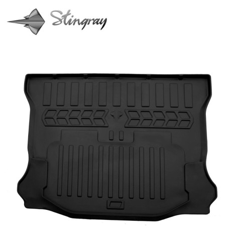 Guminis bagažinės kilimėlis JEEP Wrangler JK 5 2007-2018 (5 doors) black /6046031