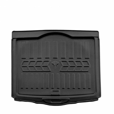 Guminis bagažinės kilimėlis JEEP Renegade 2014  (lower trunk) black /6046061