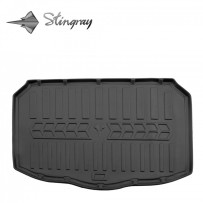 Guminis bagažinės kilimėlis NISSAN QASHQAI J12 2021  (lower trunk) black /6014041