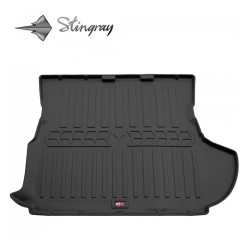 Guminis bagažinės kilimėlis PEUGEOT 4007 2007-2013 (with SUB) black /6013031