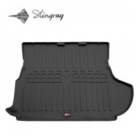 Guminis bagažinės kilimėlis PEUGEOT 4007 2007-2013  (with SUB) black /6013031