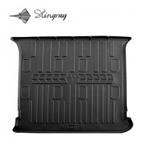 Guminis bagažinės kilimėlis SEAT Alhambra I 7M 1996-2010  (5 seats used) black /6024361