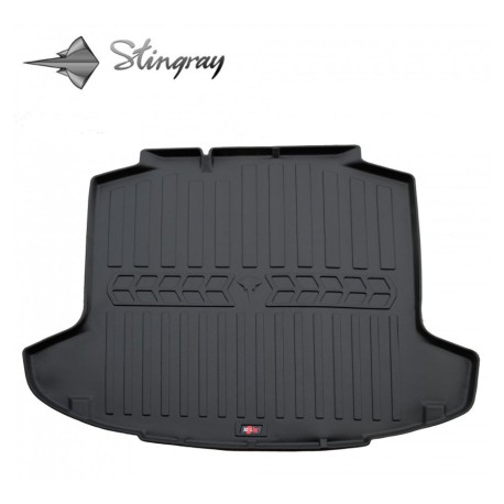 Guminis bagažinės kilimėlis SKODA Rapid 2012-2019  (liftback) black /6020111