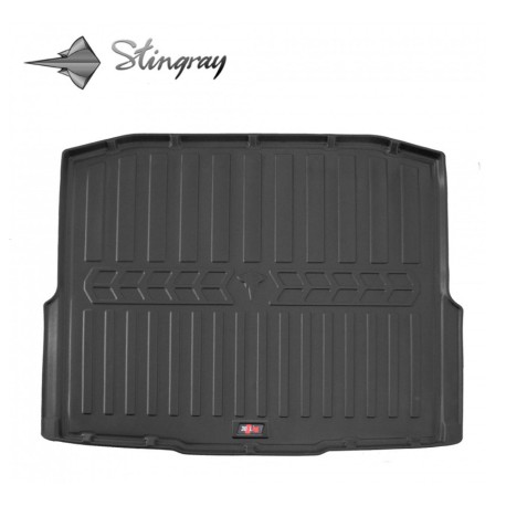 Guminis bagažinės kilimėlis SKODA Octavia III A7 2013-2020  (universal, without niches) black /6020081