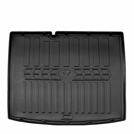 Guminis bagažinės kilimėlis SKODA Fabia III 2014-2021 (universal/lower boot) black /6020261